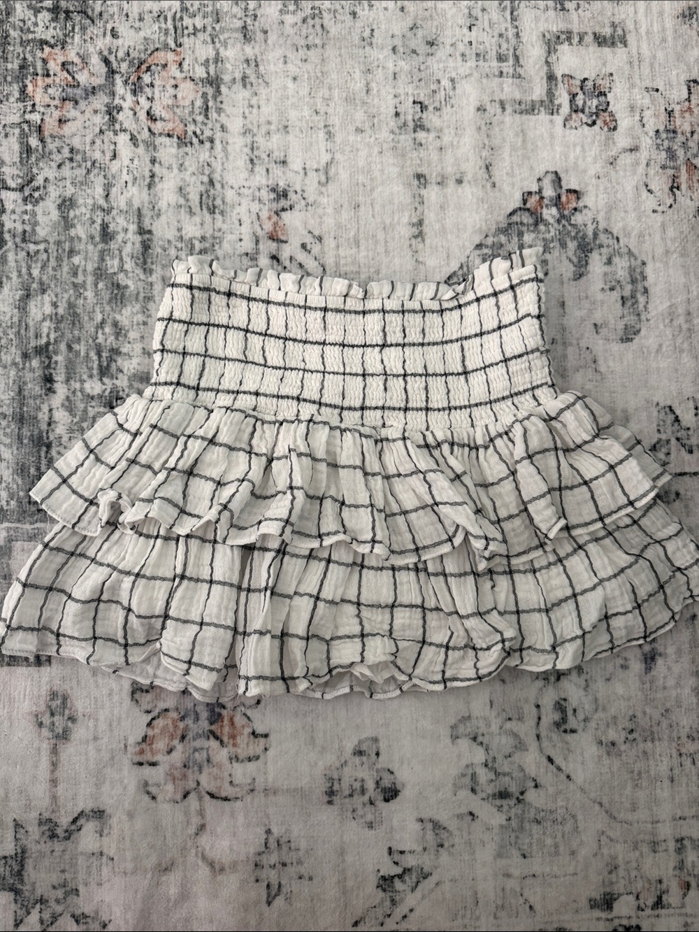 Tiered Smocked Mini SKORT - small